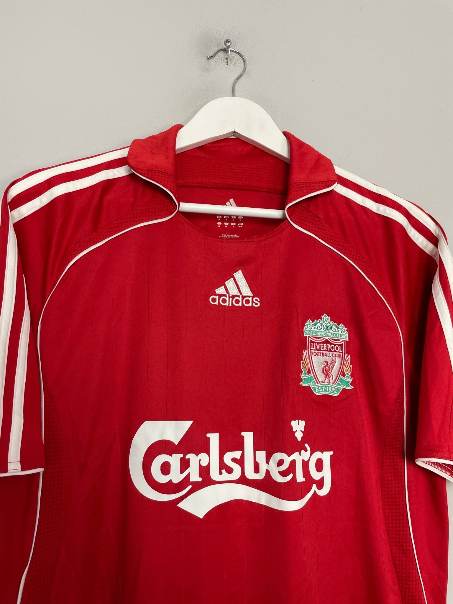 Shop 2006/08 LIVERPOOL TORRES #9 HOME SHIRT (M) ADIDAS, classic football shirts, vintage football shirts & retro soccer jerseys at Cult Kits