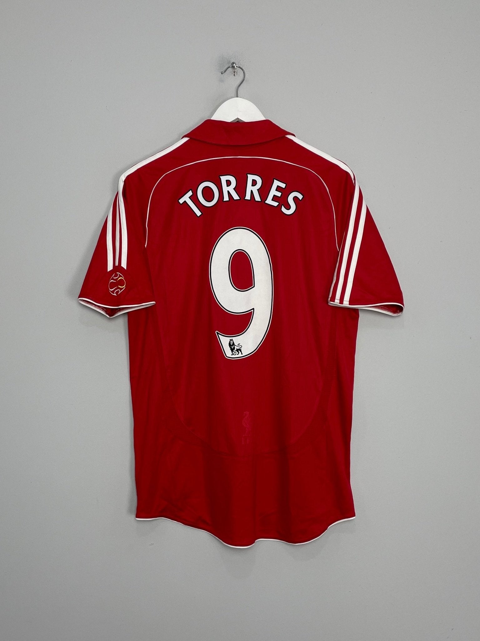 Shop 2006/08 LIVERPOOL TORRES #9 HOME SHIRT (M) ADIDAS, classic football shirts, vintage football shirts & retro soccer jerseys at Cult Kits