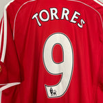 Shop 2006/08 LIVERPOOL TORRES #9 HOME SHIRT (XL) ADIDAS, classic football shirts, vintage football shirts & retro soccer jerseys at Cult Kits