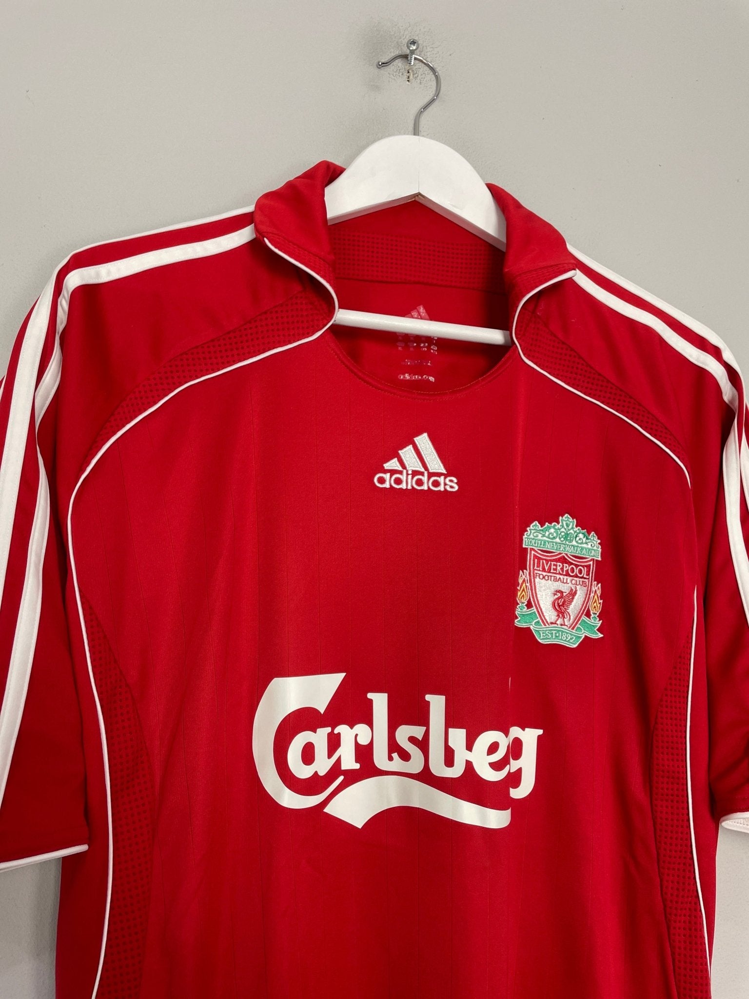 Shop 2006/08 LIVERPOOL TORRES #9 HOME SHIRT (XL) ADIDAS, classic football shirts, vintage football shirts & retro soccer jerseys at Cult Kits