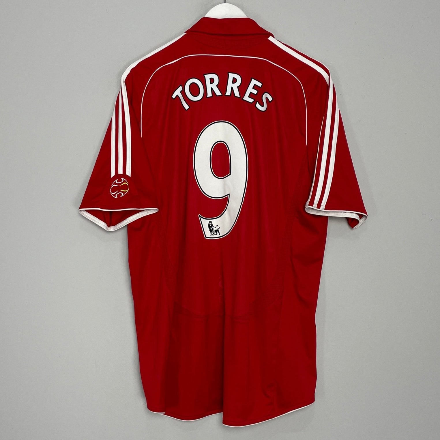 Shop 2006/08 LIVERPOOL TORRES #9 HOME SHIRT (XL) ADIDAS, classic football shirts, vintage football shirts & retro soccer jerseys at Cult Kits