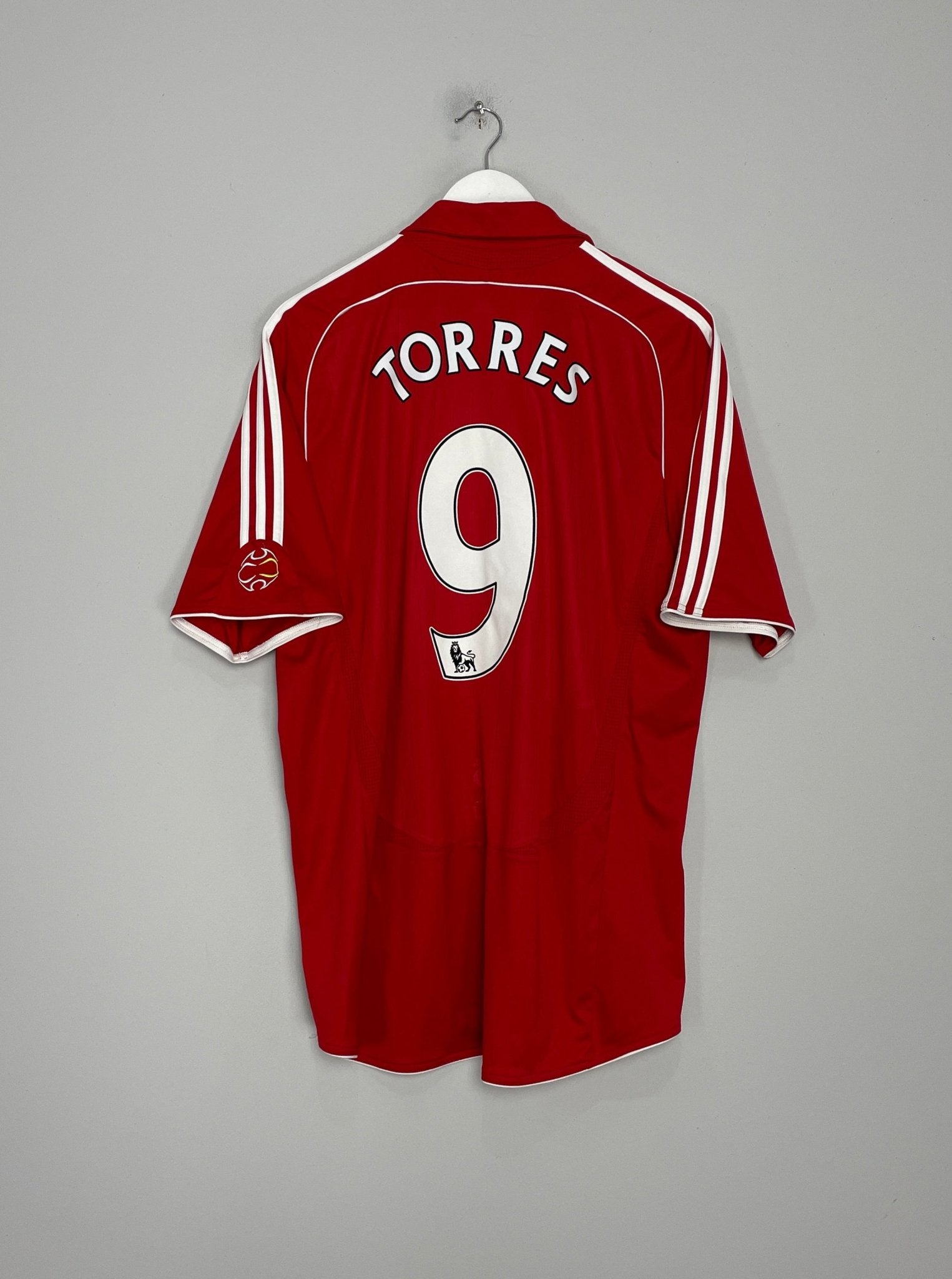 Shop 2006/08 LIVERPOOL TORRES #9 HOME SHIRT (XL) ADIDAS, classic football shirts, vintage football shirts & retro soccer jerseys at Cult Kits