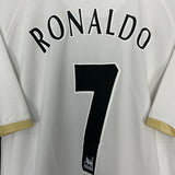 Shop 2006/08 MANCHESTER UNITED RONALDO #7 AWAY SHIRT (L) NIKE, classic football shirts, vintage football shirts & retro soccer jerseys at Cult Kits
