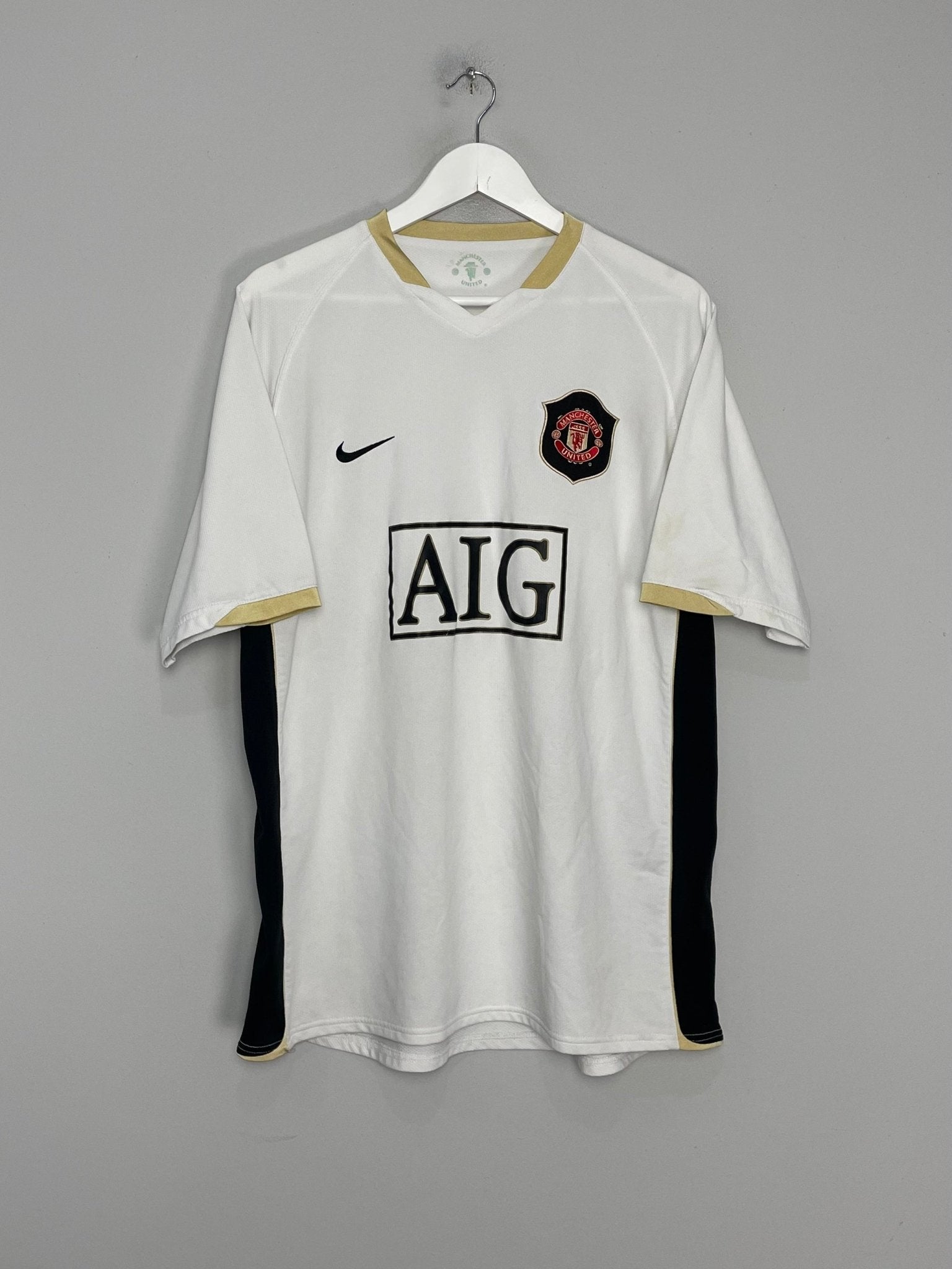 Shop 2006/08 MANCHESTER UNITED RONALDO #7 AWAY SHIRT (L) NIKE, classic football shirts, vintage football shirts & retro soccer jerseys at Cult Kits
