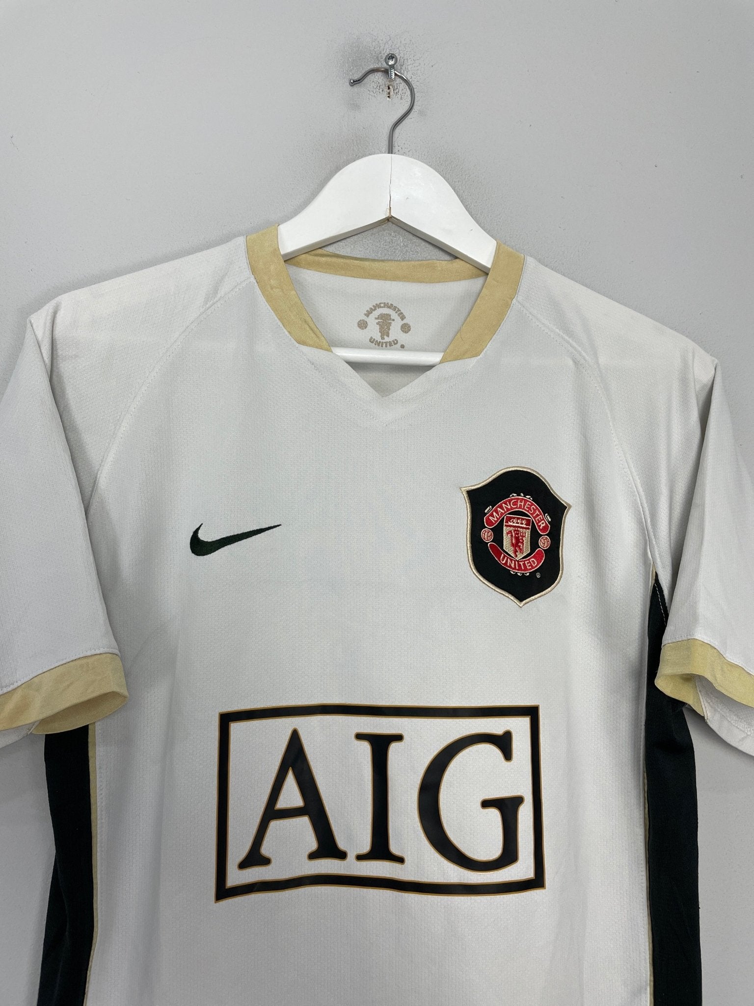 Shop 2006/08 MANCHESTER UNITED RONALDO #7 AWAY SHIRT (M) NIKE, classic football shirts, vintage football shirts & retro soccer jerseys at Cult Kits