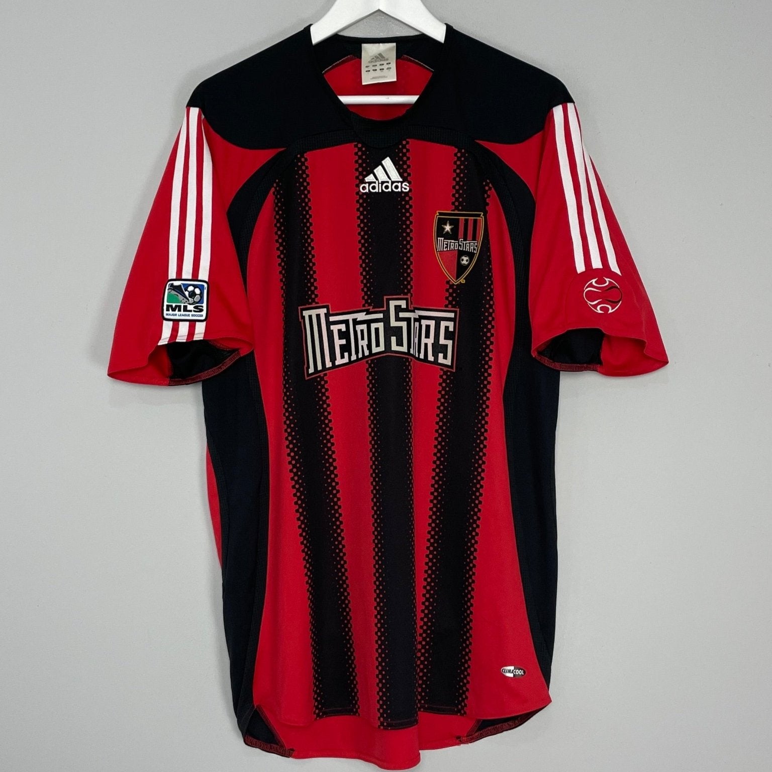 Shop 2006/08 MY/NJ METROSTARS HOME SHIRT (L) ADIDAS, classic football shirts, vintage football shirts & retro soccer jerseys at Cult Kits