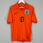 Shop 2006/08 NETHERLANDS #10 HOME SHIRT (L) NIKE, classic football shirts, vintage football shirts & retro soccer jerseys at Cult Kits