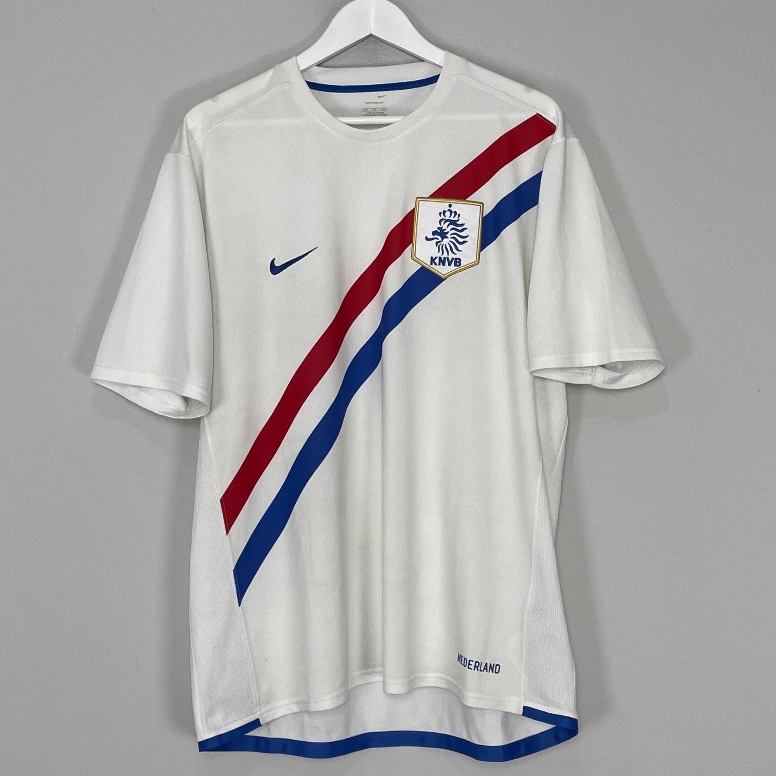 Shop 2006/08 NETHERLANDS AWAY SHIRT (XL) NIKE, classic football shirts, vintage football shirts & retro soccer jerseys at Cult Kits