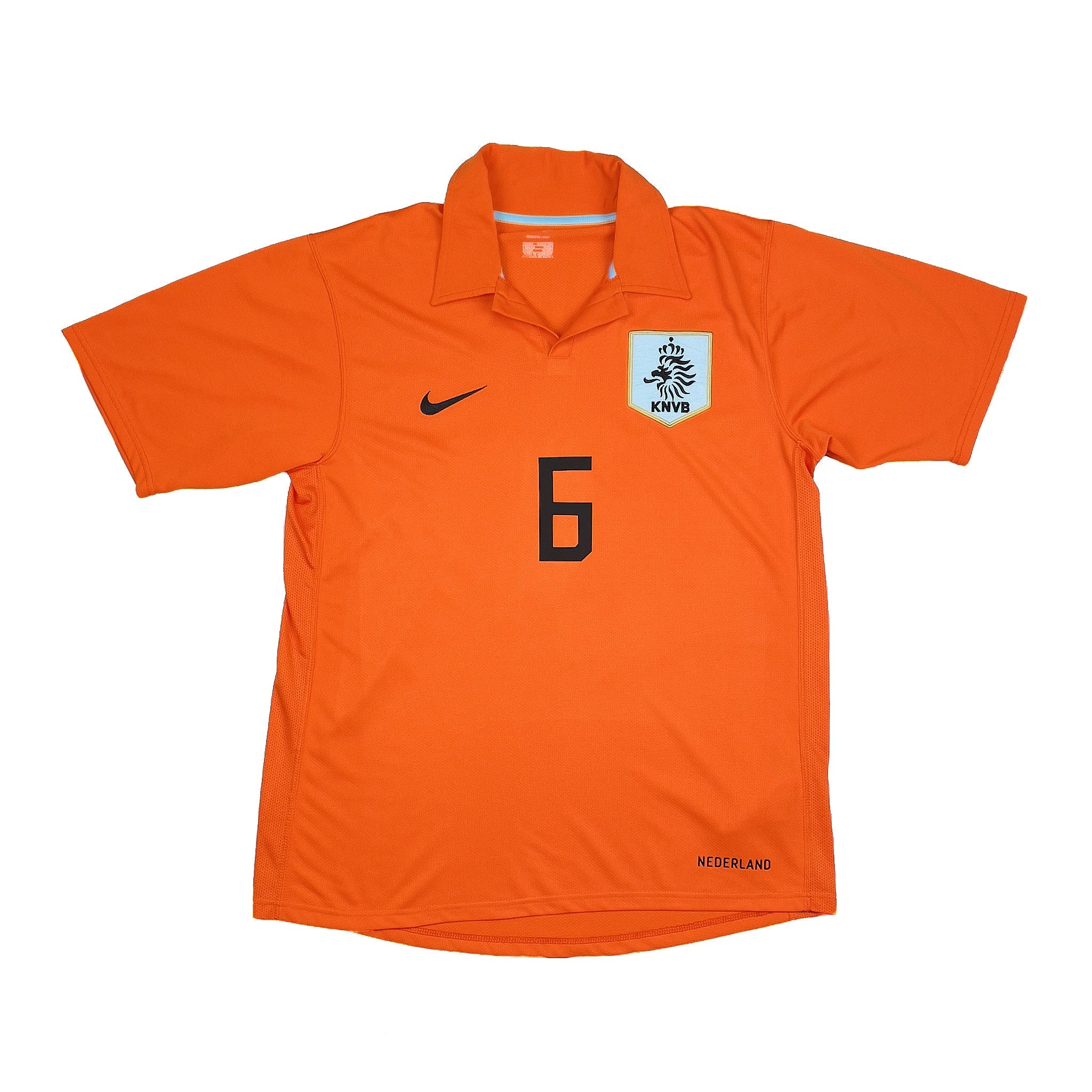 2006-08-netherlands-landzaat-6-home-shirt-m-nike76895
