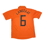 2006-08-netherlands-landzaat-6-home-shirt-m-nike897