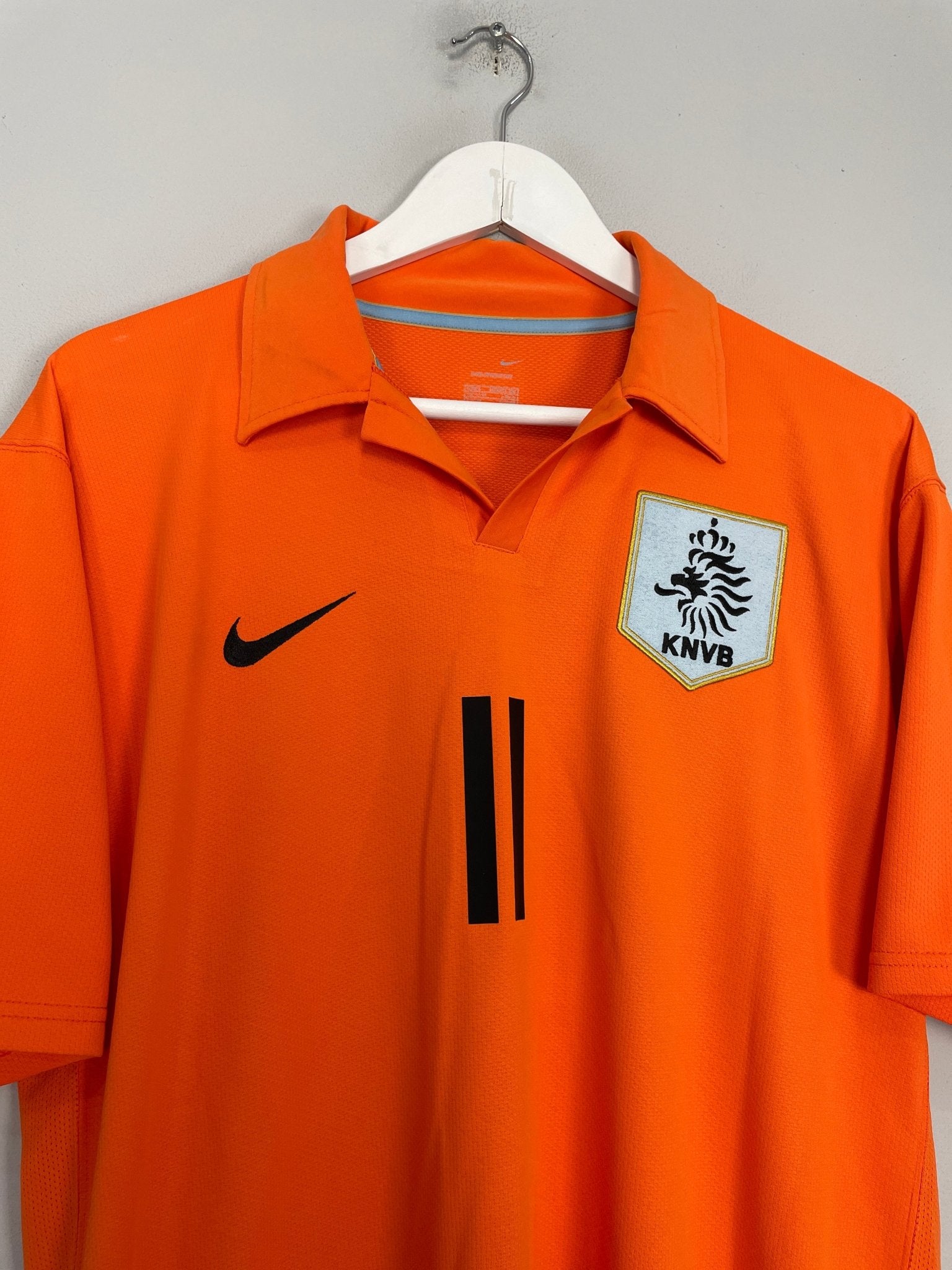 Shop 2006/08 NETHERLANDS ROBBEN #11 HOME SHIRT (L) NIKE, classic football shirts, vintage football shirts & retro soccer jerseys at Cult Kits
