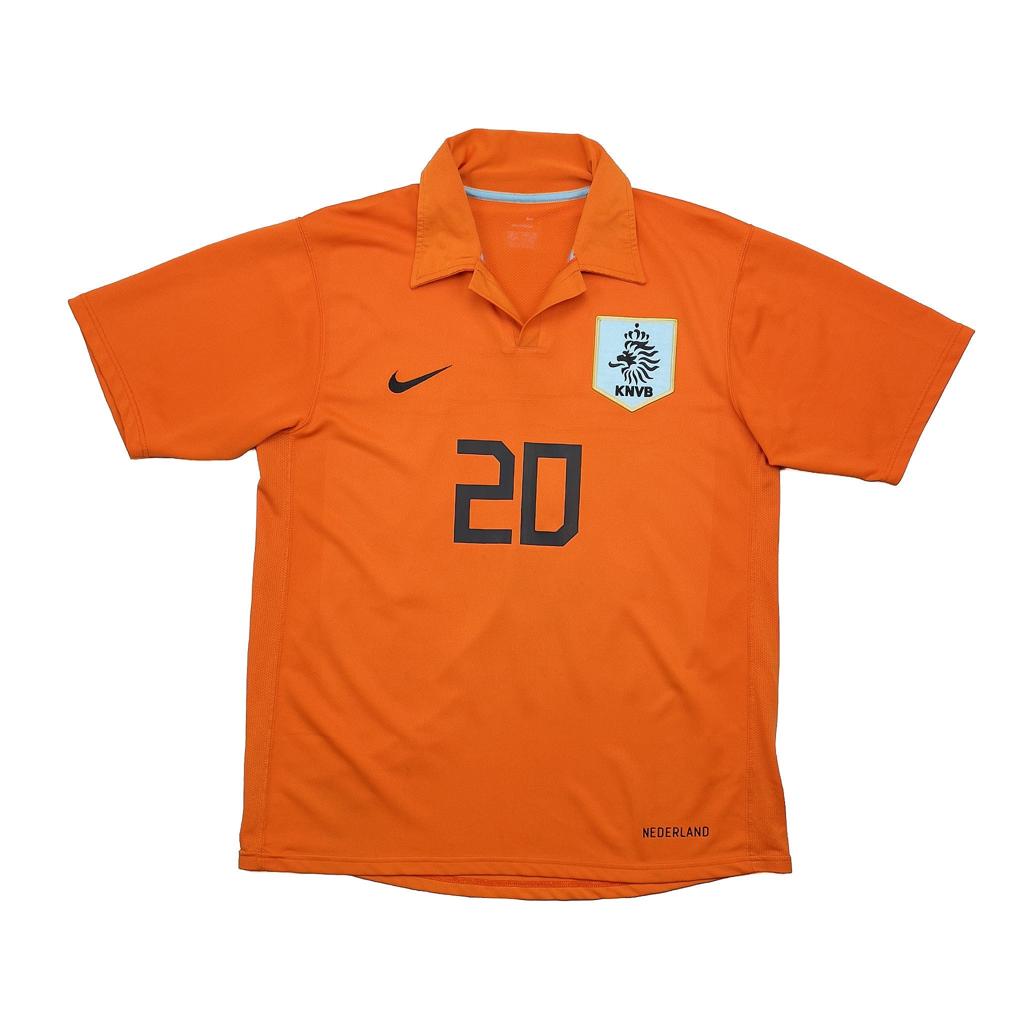 Buy 2006/08 Netherlands Sneijder 20 Home Shirt (M) Nike ~ Free worldwide shipping ~ Authentic Vintage Football Shirts from Cult Kits