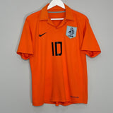 Shop 2006/08 NETHERLANDS VAN DER VAART #10 HOME SHIRT (M) NIKE, classic football shirts, vintage football shirts & retro soccer jerseys at Cult Kits