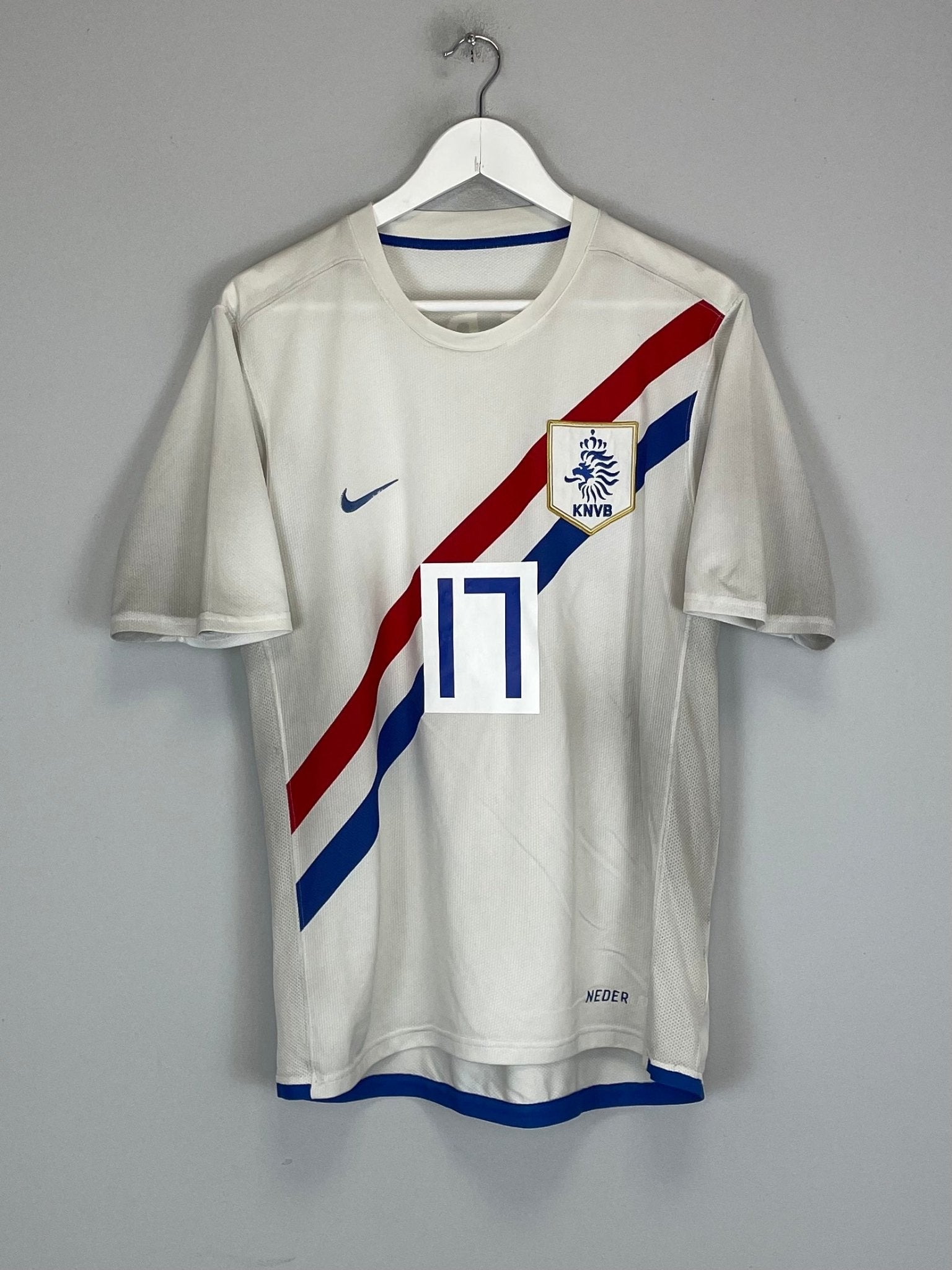 Shop 2006/08 NETHERLANDS V.PERSIE #11 AWAY SHIRT (M) NIKE, classic football shirts, vintage football shirts & retro soccer jerseys at Cult Kits