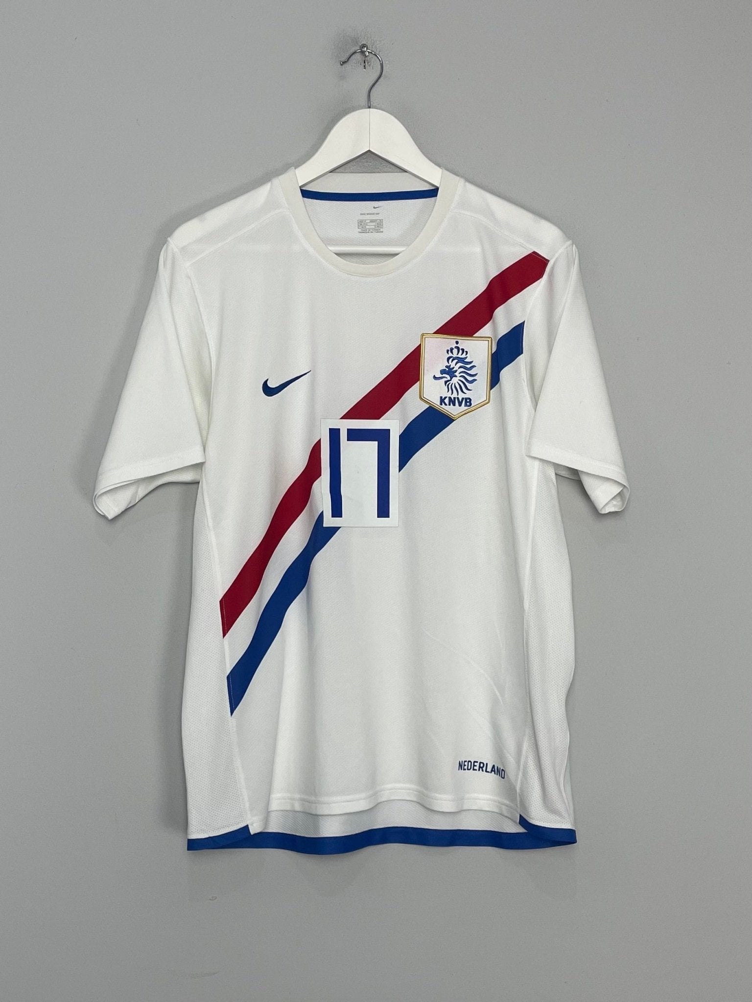 Shop 2006/08 NETHERLANDS V.PERSIE #17 AWAY SHIRT (M) NIKE, classic football shirts, vintage football shirts & retro soccer jerseys at Cult Kits