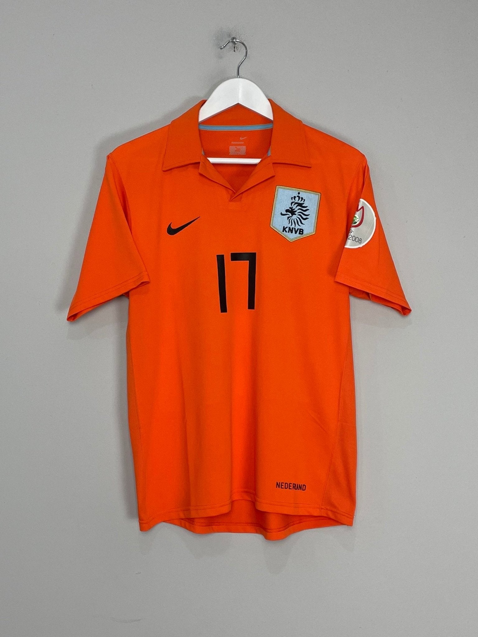 Shop 2006/08 NETHERLANDS V.PERSIE #17 HOME SHIRT (M) NIKE, classic football shirts, vintage football shirts & retro soccer jerseys at Cult Kits