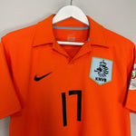 Shop 2006/08 NETHERLANDS V.PERSIE #17 HOME SHIRT (M) NIKE, classic football shirts, vintage football shirts & retro soccer jerseys at Cult Kits