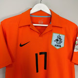 Shop 2006/08 NETHERLANDS V.PERSIE #17 HOME SHIRT (M) NIKE, classic football shirts, vintage football shirts & retro soccer jerseys at Cult Kits