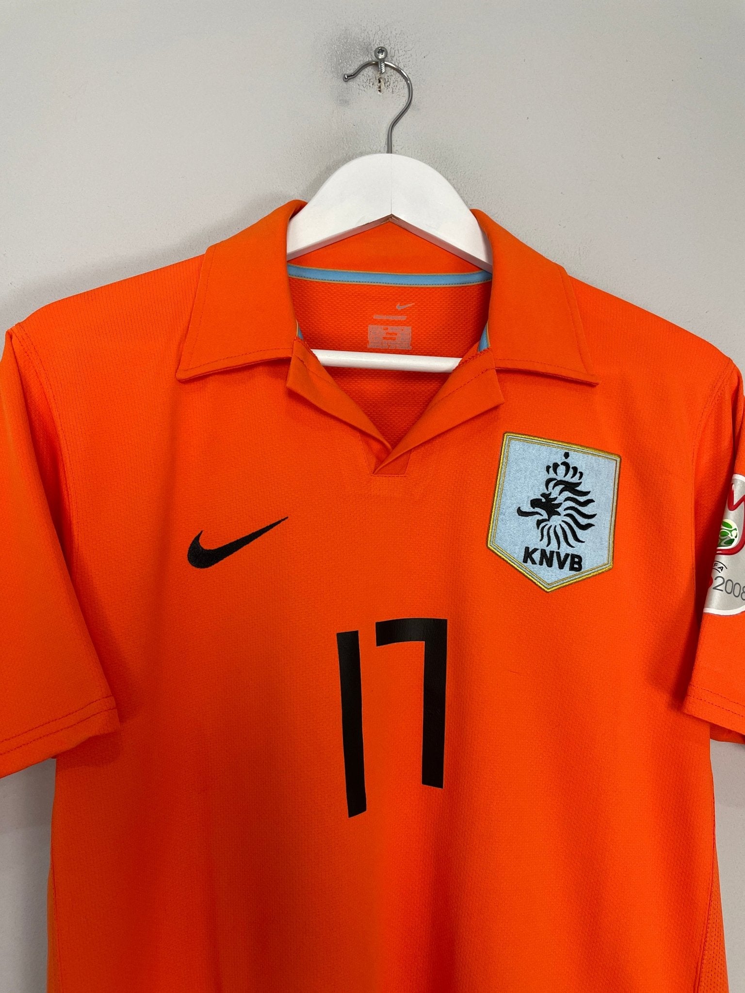 Shop 2006/08 NETHERLANDS V.PERSIE #17 HOME SHIRT (M) NIKE, classic football shirts, vintage football shirts & retro soccer jerseys at Cult Kits