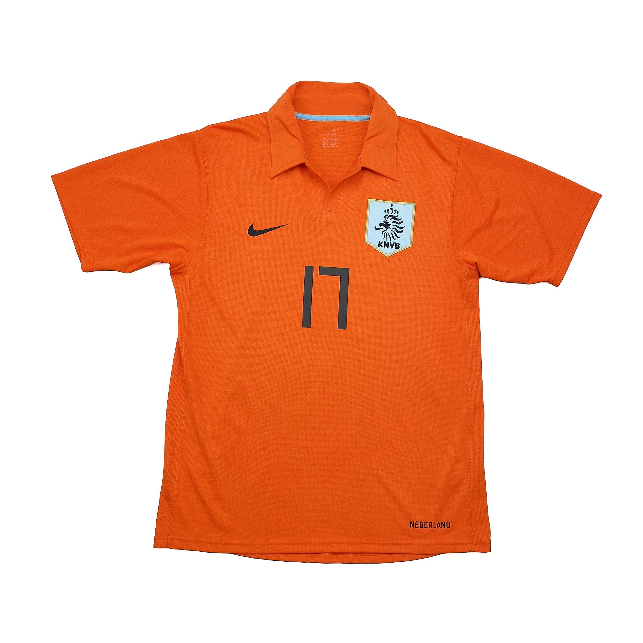 Buy 2006/08 Netherlands V.Persie 17 Home Shirt (M) Nike ~ Free worldwide shipping ~ Authentic Vintage Football Shirts from Cult Kits