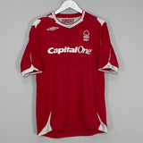 Shop 2006/08 NOTTINGHAM FOREST HOME SHIRT (L) UMBRO, classic football shirts, vintage football shirts & retro soccer jerseys at Cult Kits