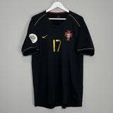 Shop 2006/08 PORTUGAL C.RONALDO #17 AWAY SHIRT (XL) NIKE, classic football shirts, vintage football shirts & retro soccer jerseys at Cult Kits