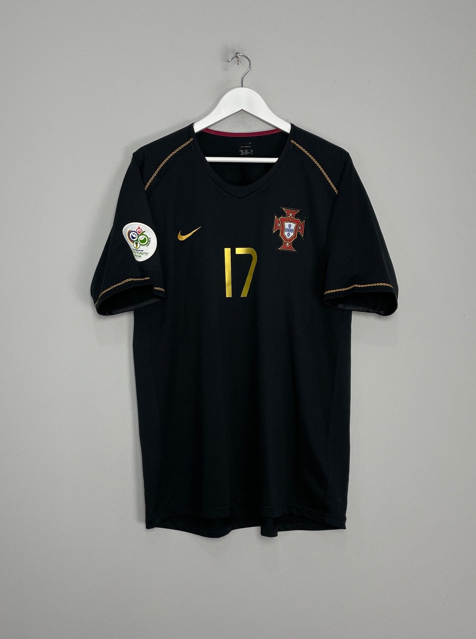 Shop 2006/08 PORTUGAL C.RONALDO #17 AWAY SHIRT (XL) NIKE, classic football shirts, vintage football shirts & retro soccer jerseys at Cult Kits