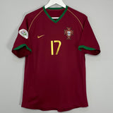 Shop 2006/08 PORTUGAL C.RONALDO #17 HOME SHIRT (M) NIKE, classic football shirts, vintage football shirts & retro soccer jerseys at Cult Kits