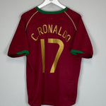 2006/08 PORTUGAL C.RONALDO 17 HOME SHIRT (S) NIKE - Cult Kits - Small - Buy Vintage Football Shirts, Authentic Retro Football Shirts For Sale, Classic Football Shirts & Soccer Jersey