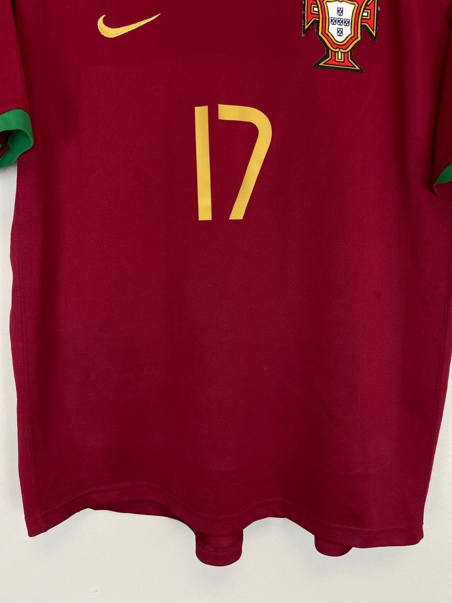 2006/08 PORTUGAL C.RONALDO 17 HOME SHIRT (S) NIKE - Cult Kits - Small - Buy Vintage Football Shirts, Authentic Retro Football Shirts For Sale, Classic Football Shirts & Soccer Jersey