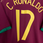 Shop 2006/08 PORTUGAL C.RONALDO #17 HOME SHIRT (XL) NIKE, classic football shirts, vintage football shirts & retro soccer jerseys at Cult Kits