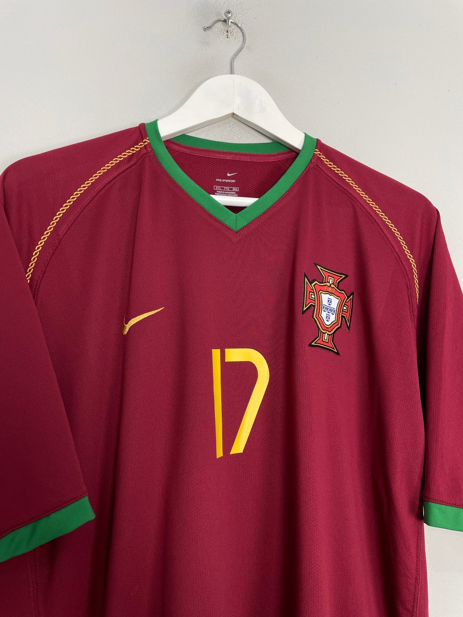 2006/08 PORTUGAL C.RONALDO #17 HOME SHIRT (XXL) NIKE – Cult Kits