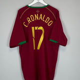 2006/08 PORTUGAL C.RONALDO 17 HOME SHIRT (XXL) NIKE - Cult Kits - XXL - Buy Vintage Football Shirts, Authentic Retro Football Shirts For Sale, Classic Football Shirts & Soccer Jersey