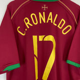 2006/08 PORTUGAL C.RONALDO 17 HOME SHIRT (XXL) NIKE - Cult Kits - XXL - Buy Vintage Football Shirts, Authentic Retro Football Shirts For Sale, Classic Football Shirts & Soccer Jersey