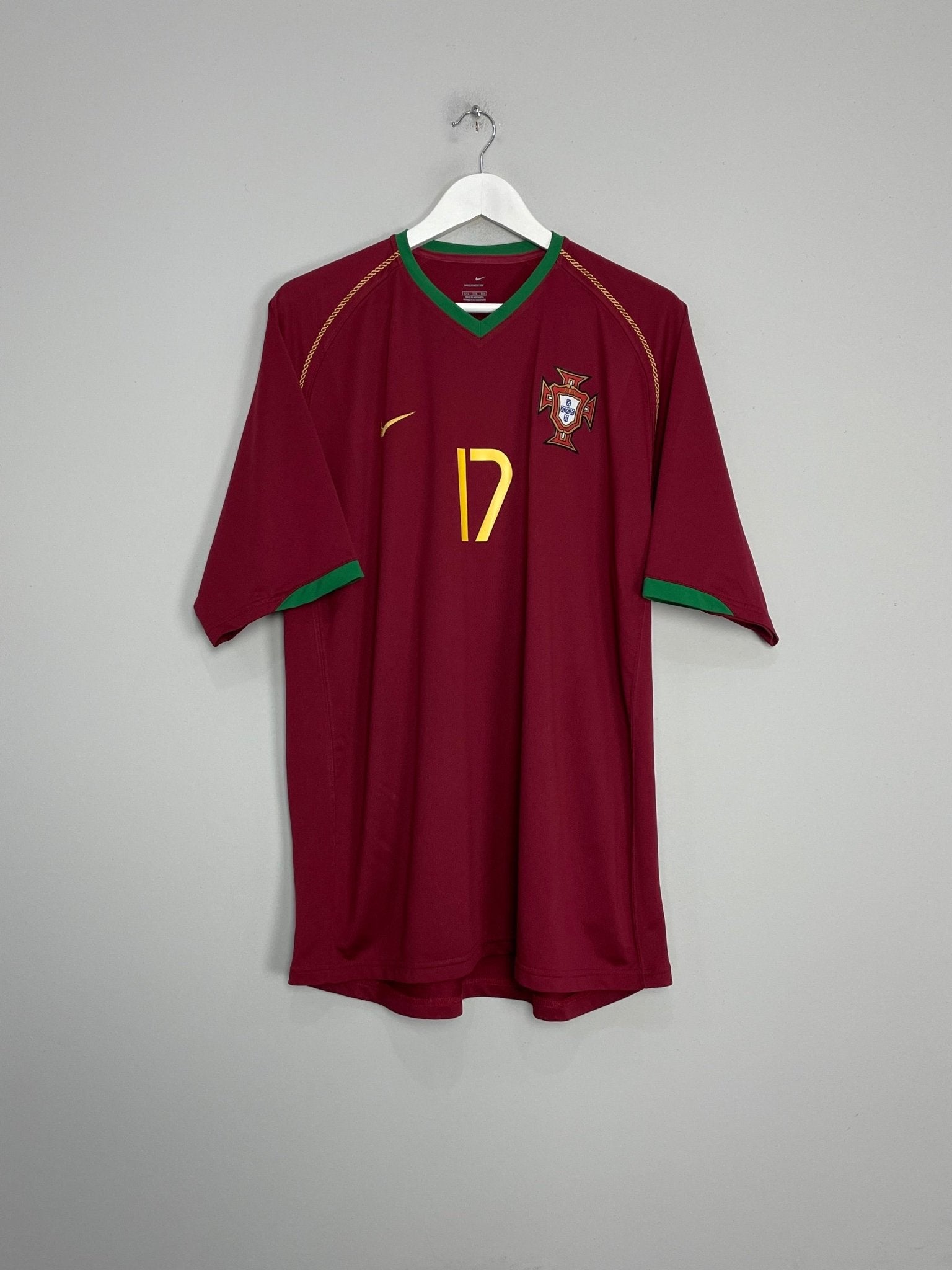 2006/08 PORTUGAL C.RONALDO #17 HOME SHIRT (XXL) NIKE – Cult Kits