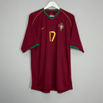 Shop 2006/08 PORTUGAL C.RONALDO #17 HOME SHIRT (XXL) NIKE, classic football shirts, vintage football shirts & retro soccer jerseys at Cult Kits