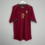 Shop 2006/08 PORTUGAL C.RONALDO #17 HOME SHIRT (XXL) NIKE, classic football shirts, vintage football shirts & retro soccer jerseys at Cult Kits