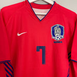 Shop 2006/08 SOUTH KOREA JISUNG #7 HOME SHIRT (L) NIKE, classic football shirts, vintage football shirts & retro soccer jerseys at Cult Kits