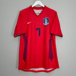 Shop 2006/08 SOUTH KOREA JISUNG #7 HOME SHIRT (L) NIKE, classic football shirts, vintage football shirts & retro soccer jerseys at Cult Kits