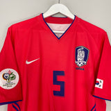 Shop 2006/08 SOUTH KOREA Y G SONG #5 HOME SHIRT (XL) NIKE, classic football shirts, vintage football shirts & retro soccer jerseys at Cult Kits