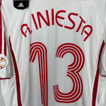 Shop 2006/08 SPAIN A.INIESTA #13 *BNWT* AWAY SHIRT (XL) ADIDAS, classic football shirts, vintage football shirts & retro soccer jerseys at Cult Kits