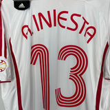 Shop 2006/08 SPAIN A.INIESTA #13 *BNWT* AWAY SHIRT (XL) ADIDAS, classic football shirts, vintage football shirts & retro soccer jerseys at Cult Kits