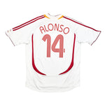 Buy 2006/08 Spain Alonso 14 Away Shirt (XL) Adidas ~ Free worldwide shipping available ~ Authentic Vintage Football Shirts from Cult Kits