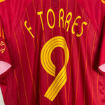 Shop 2006/08 SPAIN F.TORRES #9 *BNWT* HOME SHIRT (M) ADIDAS, classic football shirts, vintage football shirts & retro soccer jerseys at Cult Kits