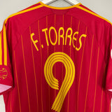 Shop 2006/08 SPAIN F.TORRES #9 HOME SHIRT (L) ADIDAS, classic football shirts, vintage football shirts & retro soccer jerseys at Cult Kits