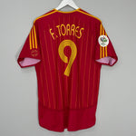 Shop 2006/08 SPAIN F.TORRES #9 HOME SHIRT (L) ADIDAS, classic football shirts, vintage football shirts & retro soccer jerseys at Cult Kits