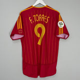 Shop 2006/08 SPAIN F.TORRES #9 HOME SHIRT (L) ADIDAS, classic football shirts, vintage football shirts & retro soccer jerseys at Cult Kits