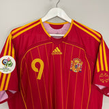Shop 2006/08 SPAIN F.TORRES #9 HOME SHIRT (L) ADIDAS, classic football shirts, vintage football shirts & retro soccer jerseys at Cult Kits