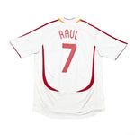 Buy 2006/08 Spain Raul 7 Away Shirt (XL) Adidas ~ Free worldwide shipping ~ Authentic Vintage Football Shirts from Cult Kits