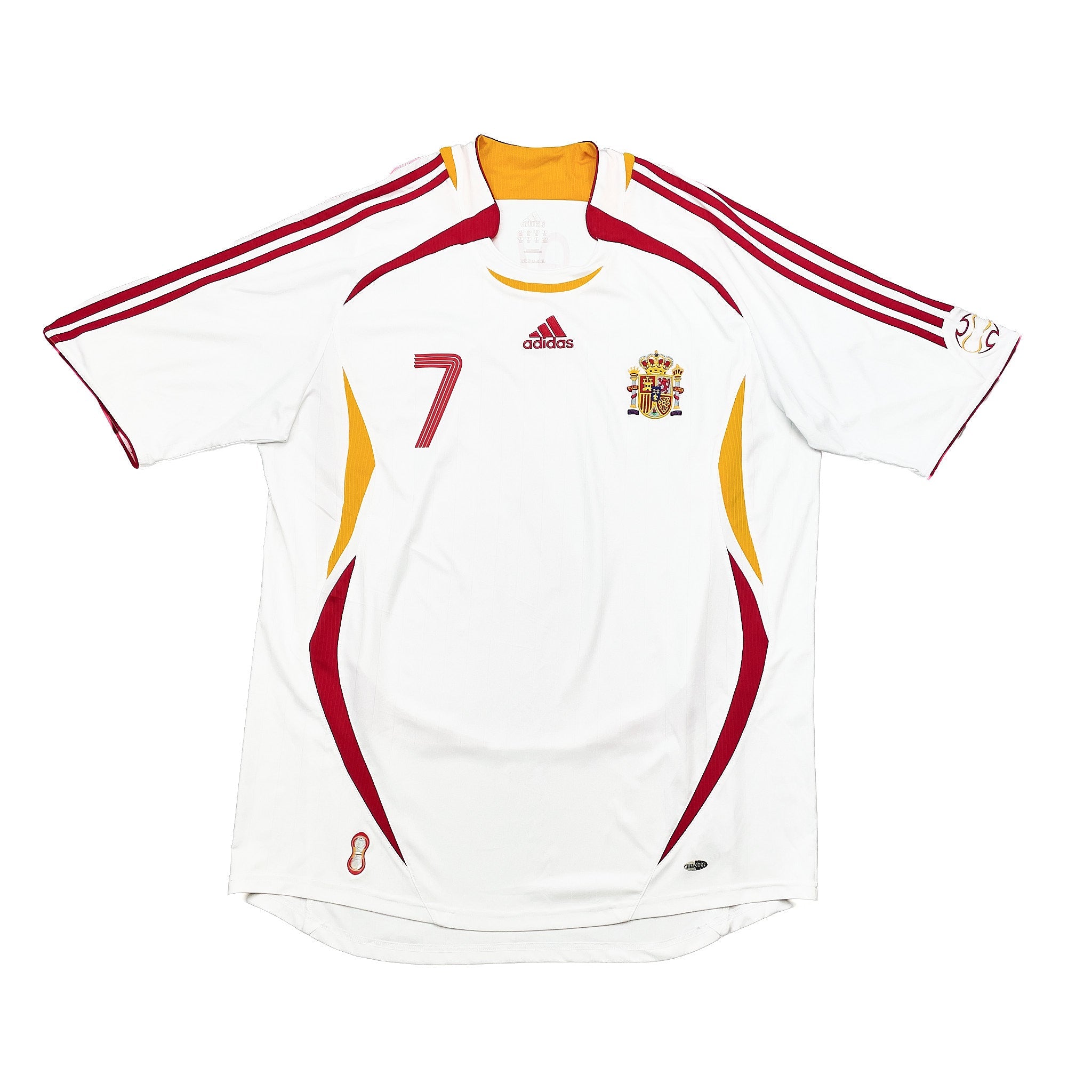 Buy 2006/08 Spain Raul 7 Away Shirt (XL) Adidas ~ Free worldwide shipping ~ Authentic Vintage Football Shirts from Cult Kits